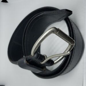 Lejon 32 black leather strap belt